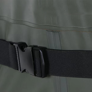 Pantalons de pêche imperméables et respirants en PVC avec fermeture éclair sur le devant, semelle intermédiaire en acier, bottes de pêche unisexes - Product Image 2