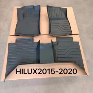 Tikar Mobil TPE Pabrikan Profesional Aksesori Mobil Interior Diskon Besar-besaran untuk <span class=keywords><strong>HILUX</strong></span> 2015 - Product Image 3
