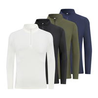 Camisa de manga larga para hombre ultra elástica sin costuras para ropa de calle informal con comodidad sin costuras