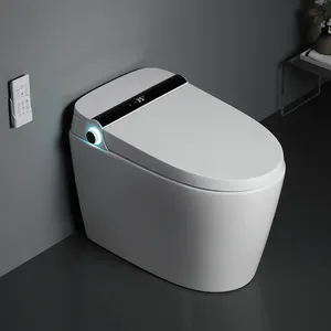 Kendinden temiz otomatik açık sensörü floş sifonik tam otomatik tuvalet kase banyo zemin elektronik akıllı akıllı wc tuvalet