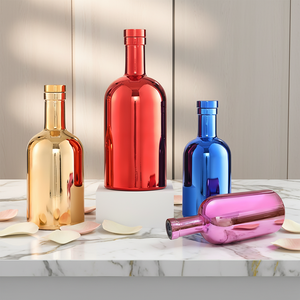 Bottiglia di Vetro Vuota per Liquori, Vodka, Gin, Vino, <span class=keywords><strong>Whisky</strong></span>, Personalizzabile con Logo, 100ml 200ml 500ml 750ml, con Tappo in Sughero - Product Image 6