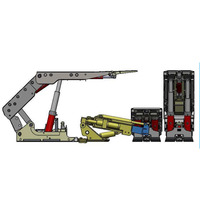 Manipulateur hydraulique efficace pour le récupération de supports, fonctionnant comme machine de tirage de supports miniers et outil pour équipement souterrain