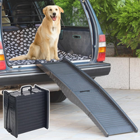 Rampe pour chien Pawise, portable, légère, pliable, en plastique, antidérapante, rampe pliable pour animaux de compagnie, rampe pour véhicule, marche, escalier, échelle pour voiture, SUV, camion
