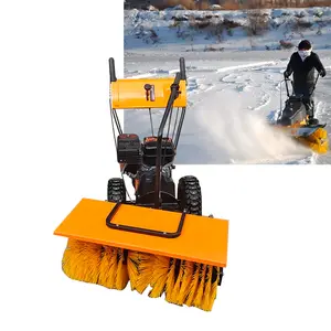 Brosse à rouleau manuelle ou électrique haute puissance de souffleuse à neige parc industriel ménage petit chasse-neige