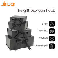 Cils en vison Jinbar avec emballage personnalisé boîte cadeau Mekup boîte cadeau ensemble complet cachette boîte-cadeau avec accessoires