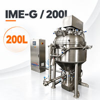 Mélangeur cosmétique automatique Imberson 200L, homogénéisateur à cisaillement élevé avec contrôle PLC, acier inoxydable SUS316L