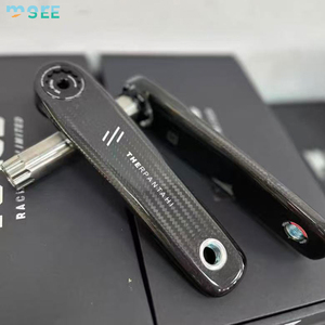Pédalier en fibre de carbone SeeMore, axe en titane 24 mm, 165 mm, 335 g, ultra-léger, pour vélo de route, interface <span class=keywords><strong>EASTON</strong></span> - Product Image 2