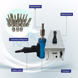 Presa di fabbrica ad ultrasuoni saldatore a punti pistola portatile per pollame cintura uovo saldatura allevamento di pollame - Product Image 3