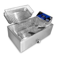 Friteuse Électrique Commerciale Intelligente Entièrement Automatique à Cuve Unique Grande Capacité 10-30L pour Churros et Brochettes – Équipement pour Stand de Rue