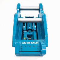Attache rapide pour excavatrice We-Attach 7-10T, charge maximale 120 kg, coupleur hydraulique rapide haute efficacité avec moteur et roulement, garantie 1 an