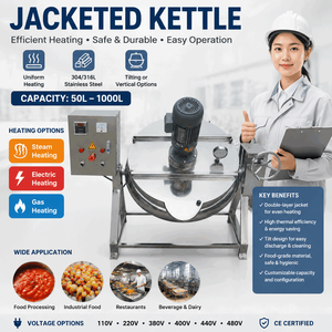 Marmite de cuisson inclinable à double enveloppe, vapeur, gaz et électrique, <span class=keywords><strong>pour</strong></span> confiture de fruits - Product Image 4