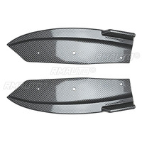 Difusor de Parachoques Trasero Negro Brillante para BMW X4 G02 M Sport 2018-2021, Alerón Lateral, Splitter, Kits de Carrocería