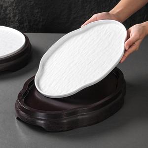 Xiangyuan <b>melamine</b> tableware <b>plates</b> for restaurants and hotels, creative plating for stir-fries and cold dishes, and artistic - Product Image 2
