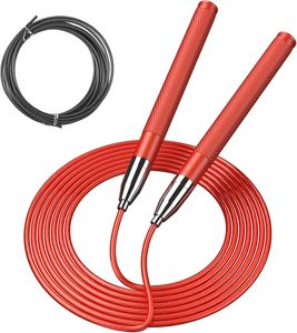 Corde à sauter professionnelle en PVC réglable pour fitness et entraînement de vitesse – Vente en gros - Product Image 1
