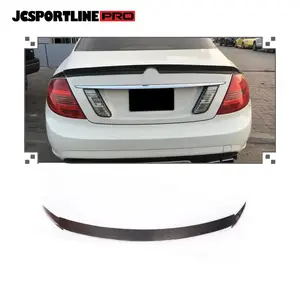 Carbon Fiber W216 CL63 Trunk Spoiler for Mercedes Benz CL500 CL550 CL600 CL65 AMG 09-12