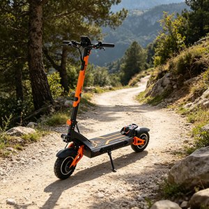 Trottinette électrique adulte pour trajets urbains, 1200W*2, double moteur, batterie 52V 23.2Ah, vitesse rapide 65km/h, pour Kukirin G3 Pro - Product Image 1