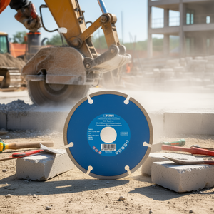 Lame de scie diamantée Fervi 115 mm à bord continu pour la découpe du béton et de la pierre - Product Image 3