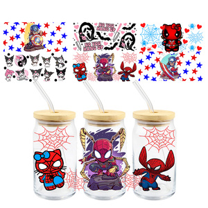 Calcomanías <span class=keywords><strong>de</strong></span> copa <span class=keywords><strong>de</strong></span> vidrio <span class=keywords><strong>de</strong></span> 16oz <span class=keywords><strong>de</strong></span> fábrica, pegatina <span class=keywords><strong>de</strong></span> corazón <span class=keywords><strong>de</strong></span> amor, envolturas <span class=keywords><strong>de</strong></span> transferencia UV DTF, calcomanías impermeables DIY, diseño <span class=keywords><strong>de</strong></span> dibujos animados - Product Image 6