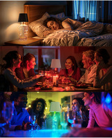 Lampe à vin LED à commande tactile sans fil, portable, rechargeable, lumière de table intégrée pour la décoration de restaurant, bar, maison