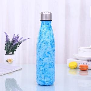 Bouteille d'eau sport isotherme en acier inoxydable à double paroi de 500 ml avec paille, isolation thermique de 6 à 12 heures, écologique et portable - Product Image 4