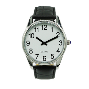 Reloj para Hombre con Números Grandes y Claros, Esfera Blanca, para Personas Ciegas, con Discapacidad Visual o Personas Mayores - Product Image 1