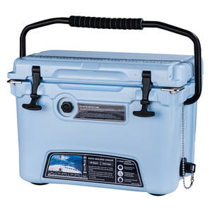 Glacière rotomoulée Kuer 20 Qt, glacière portable pour la pêche, les pique-niques et le stockage des aliments en extérieur, blanche - Product Image 2