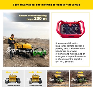 Système de <span class=keywords><strong>broyeur</strong></span> de souches <span class=keywords><strong>radiocommandé</strong></span> avec une portée de fonctionnement de 100 mètres - Product Image 4