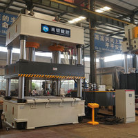 Presse hydraulique à quatre colonnes de 1000 tonnes pour le moulage de composites SMC, de fibres de verre, de puits d'eau et de boîtes à compteurs