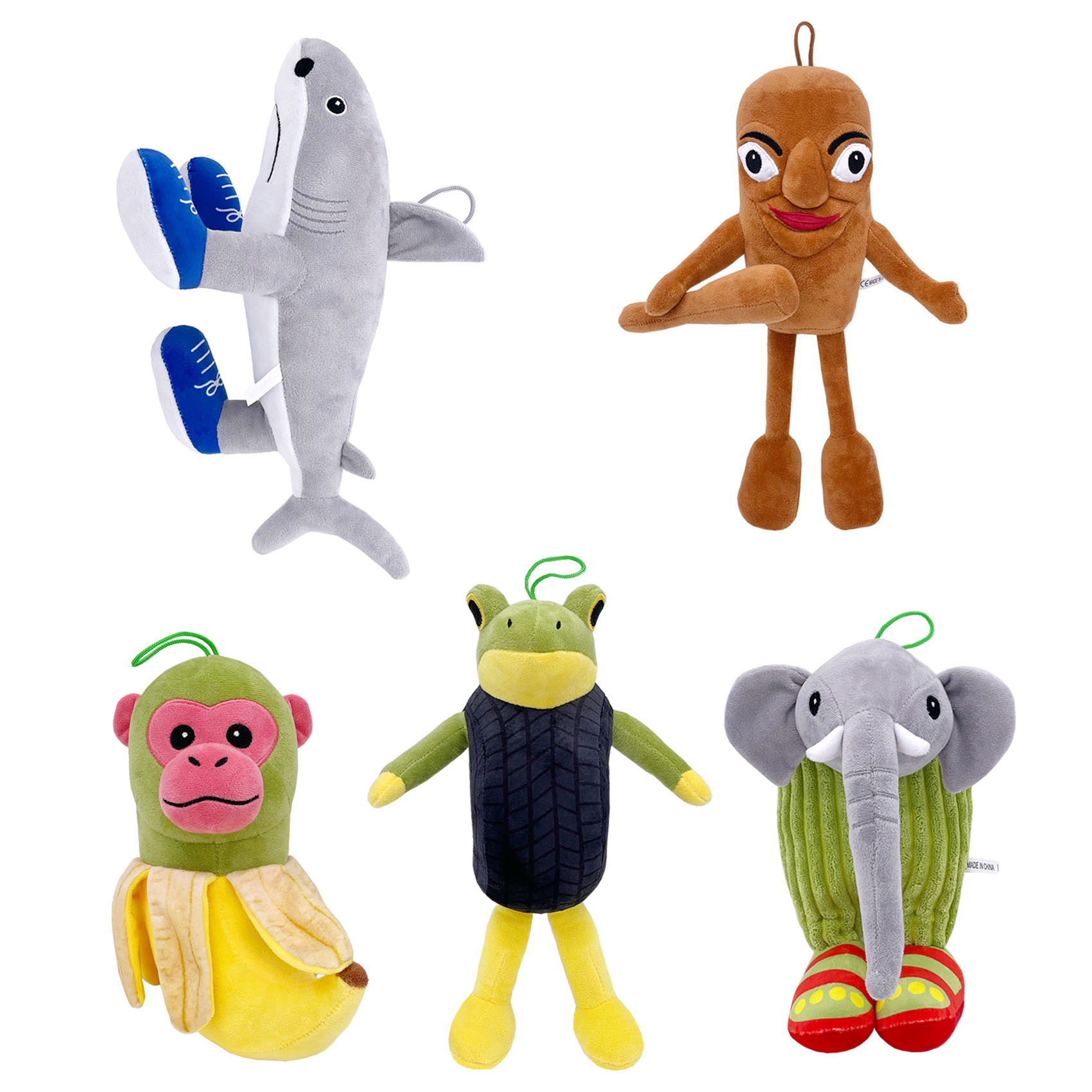 Set De 6 Figuras Tralalero Tralala Impresas En 3D – Coleccionables, Llaveros Y Adornos De Escritorio