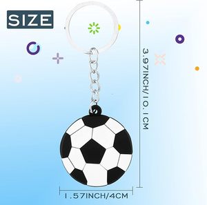 Porte-clés ballon de football pour garçons, thème 2026, pour fêtes d'anniversaire, cadeaux et récompenses pour équipes - Product Image 2