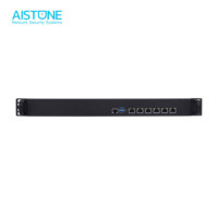 Dispositivo de Seguridad de Red AISTONE, Firewall i3 1115G4, 6 LAN 2.5G, PC, 2*DDR4, 1*MSATA SSD, 1*M.2 NVME, Router con 2 SFP 10G