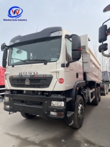 Camion benne d'occasion Sinotruk HOWO TX 6x4 371HP <span class=keywords><strong>Euro</strong></span> 5 Weichai, 10 roues, conduite à gauche, pour transport de sable minier, benne à plateau, usage intensif - Product Image 4