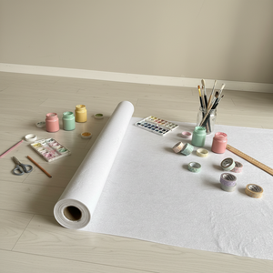 Rouleau <span class=keywords><strong>de</strong></span> protection <span class=keywords><strong>de</strong></span> sol en feutre blanc collant non tissé personnalisé - Product Image 6