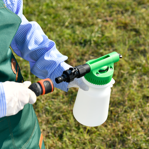 Extrémité de tuyau de pulvérisateur d'eau de buse de tuyau de rapports réglables en plastique avec distributeur de savon - Product Image 3