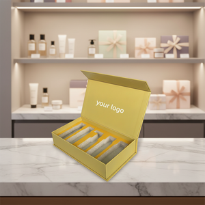 Caja de Embalaje de Cartón Magnética Rectangular con Forma de Libro, con Esponja en Relieve para Cosméticos, Suplementos y Aceites Esenciales, Venta al Por Mayor - Product Image 3