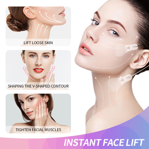 YuMeBeauty - Parche Ajustable con Cordón para Levantar el Rostro, Correa Facial en Forma <span class=keywords><strong>de</strong></span> V para Adelgazar el Rostro, Cinta con Cordón para Levantar el Rostro, para Maquillaje - Product Image 3