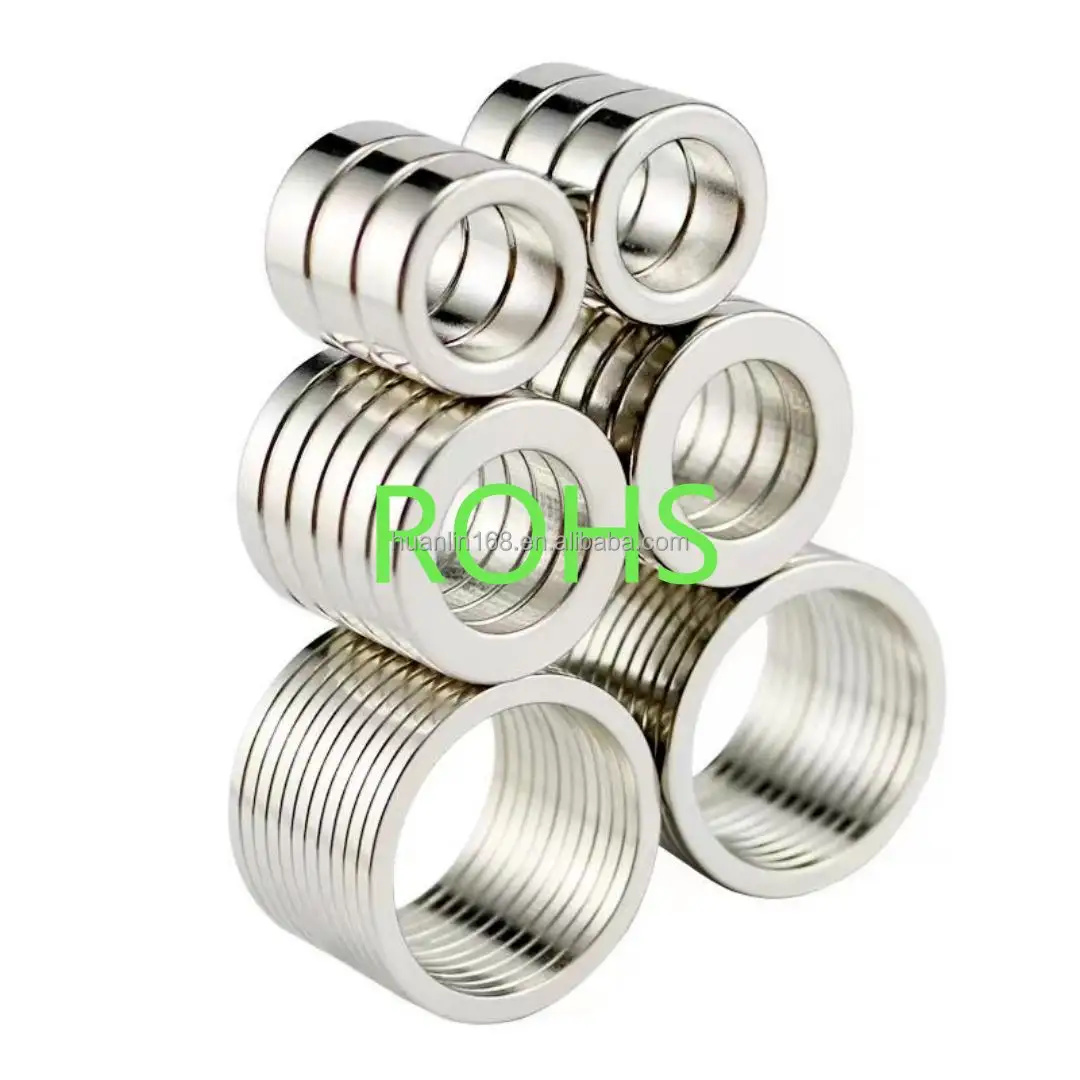 Ndfeb Magnetic Materials Custom Big Size Huge Neodymium Magnet Ring 250Mm N38 N42 N45 N48 N50 N52 Neodymium Magnet Ring