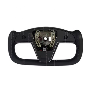 Volant en fibre de carbone personnalisé OEM d'usine compatible <span class=keywords><strong>Tesla</strong></span> <span class=keywords><strong>Model</strong></span> S <span class=keywords><strong>Model</strong></span> <span class=keywords><strong>X</strong></span> <span class=keywords><strong>Plaid</strong></span> 2021-2023 Vente en gros Auto Mod - Product Image 1