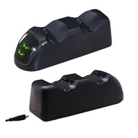 Station de charge USB pour manette PS4/PS4 Slim/PS4 Pro, station d'accueil de charge TP4-889