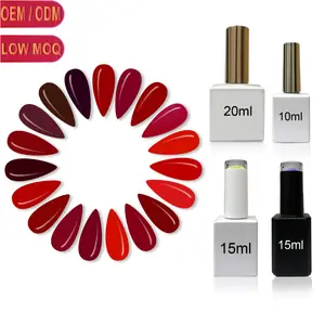 Eco-friendly safe metal color gel nail factory sell professional crackle paint nail gel polish