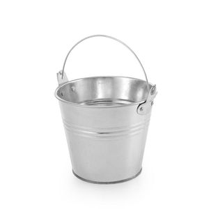 Seau rond en métal durable HENDI avec poignée, diamètre 120 mm et hauteur 125 mm, pour tiroirs de rangement - Product Image 1