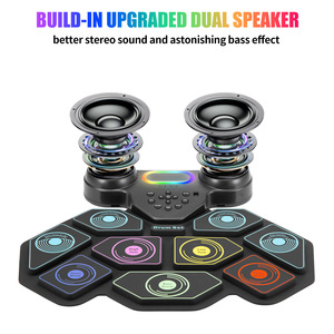 Set di Batteria Arrotolabile Portatile, Pad per Batteria da Tavolo, Strumento Musicale Elettronico per <span class=keywords><strong>Bambini</strong></span> Vendita all'Ingrosso - Product Image 5