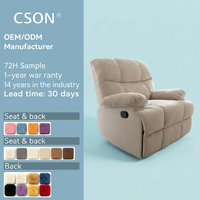 Fauteuil inclinable multifonctionnel au design moderne personnalisé, en tissu et métal, avec fonction massage, pliable, pour le loisir