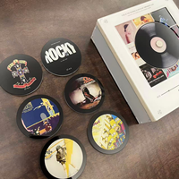 Magnet Kulkas Pemutar CD NFC Custom Del Rey DIY Lagu 2 Cakram Vinyl Hadiah Penggemar Coachella Dekorasi Lampu Malam Dapat Diputar