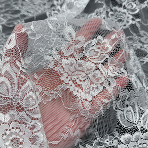 GCW-H1923-30 Cổ Điển Tăng Mô Hình Thêu Ren Vải Scalloped Cạnh Thân Thiện Với Môi Truyền Thống Lãng Mạn Vải Cho Cô Dâu - Product Image 6