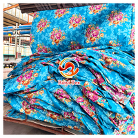 Tissu de drap de lit en microfibre anti-boulochage durable 100 % polyester imprimé, toucher coton peau de pêche, pour textiles de maison