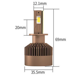 Faros LED <span class=keywords><strong>Z7</strong></span> H3 de 180W con 3 Tubos de Calor, Luz Antiniebla LED, Accesorios para Automóviles Toyota <span class=keywords><strong>BMW</strong></span> 48V CANBUS, Bombilla de Xenón - Product Image 3
