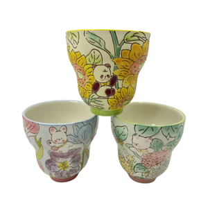 INS Style Cute Cartoon Animals Porcelain Coffee Mugs 200ml Cute Gift Mug Dishwasher & <b>Microwave</b> Safe Milk Cereal Mugs - Product Image 3