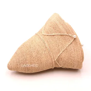 Maohong高品質卸売カスタムラベルレディース麦わらラフィア夏かぎ針編み帽子