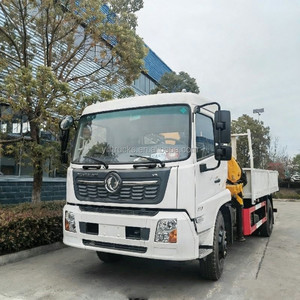 Camion <span class=keywords><strong>benne</strong></span> basculante Dongfeng 5T avec <span class=keywords><strong>grue</strong></span> pliante 8T, <span class=keywords><strong>grue</strong></span> montée sur camion 8T, manipulateur de <span class=keywords><strong>grue</strong></span> à flèche droite 10T - Product Image 2